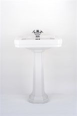 Perrin & Rowe deco vask m. pedestal